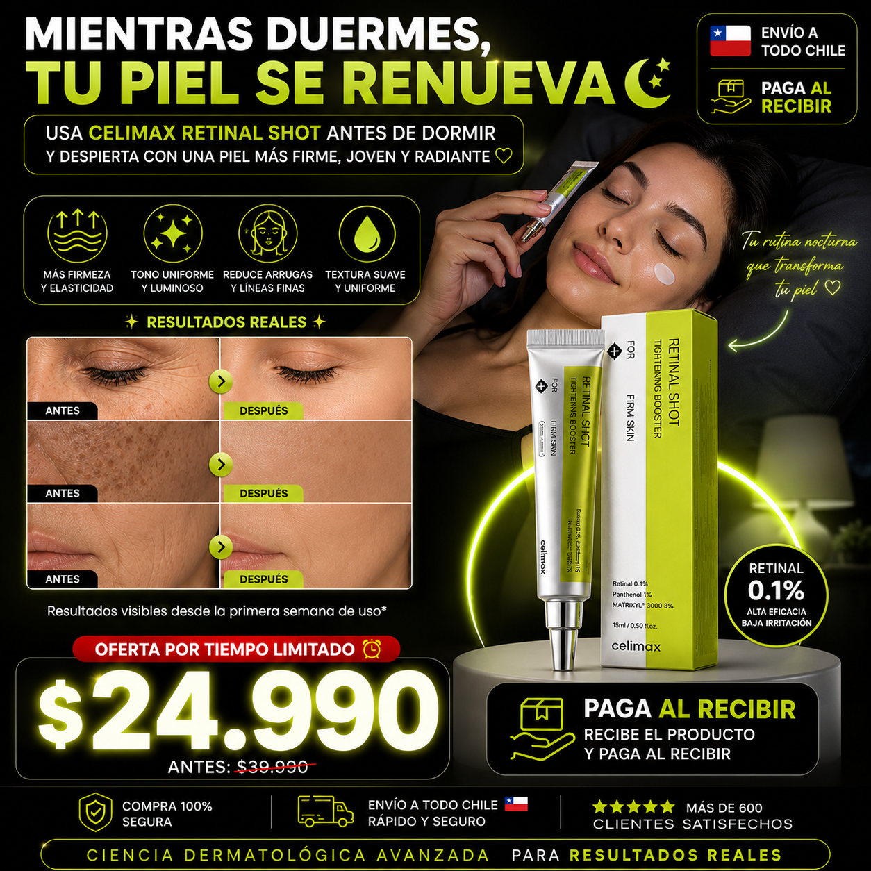 Celimax® - Crema Facial Antiarrugas Retinal