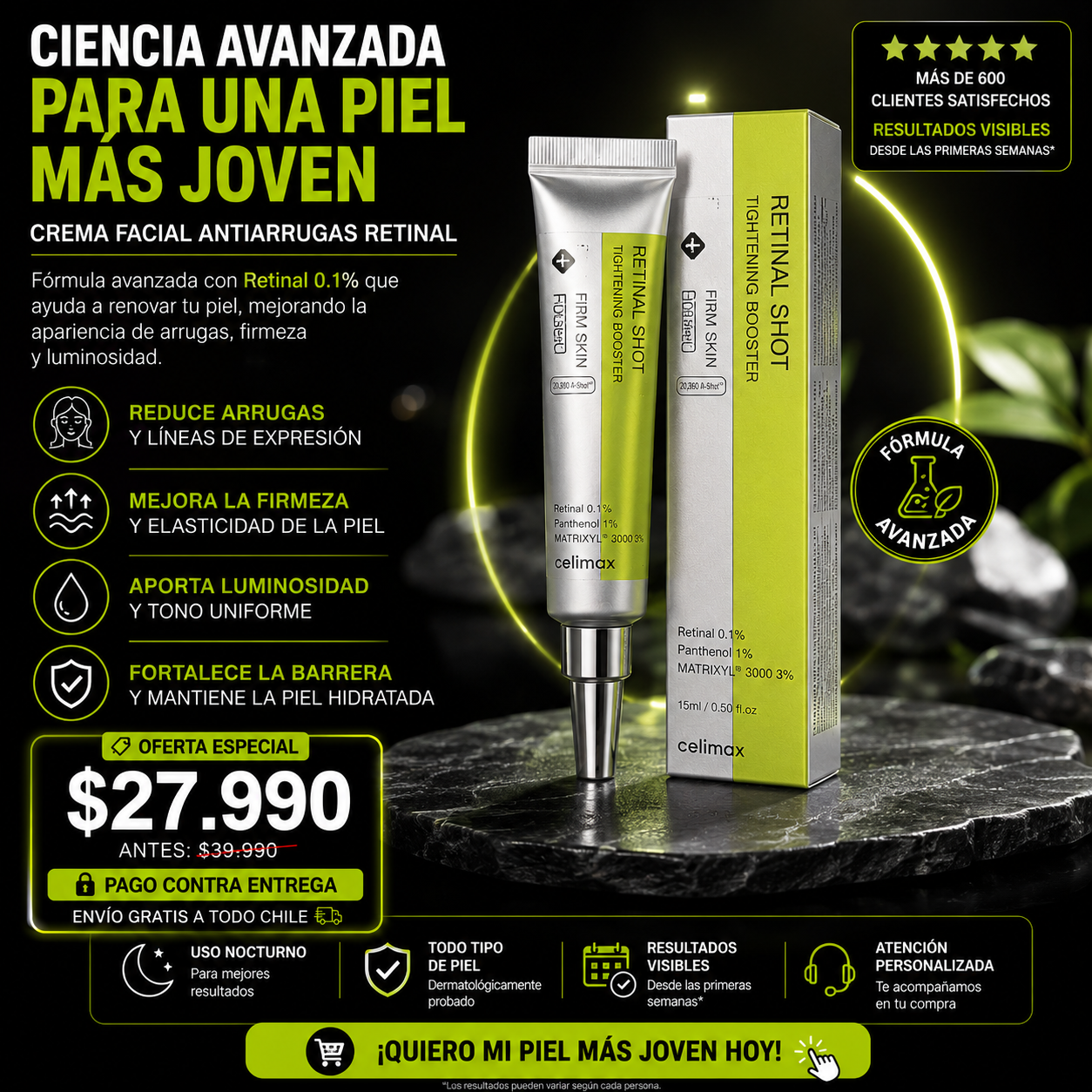 Celimax® - Crema Facial Antiarrugas Retinal