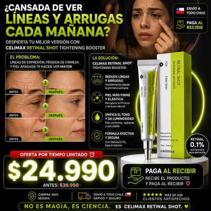 Celimax® - Crema Facial Antiarrugas Retinal