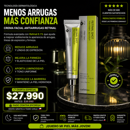 Celimax® - Crema Facial Antiarrugas Retinal