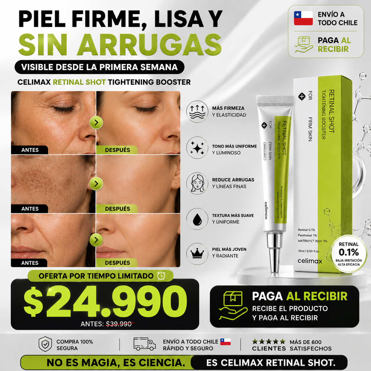 Celimax® - Crema Facial Antiarrugas Retinal