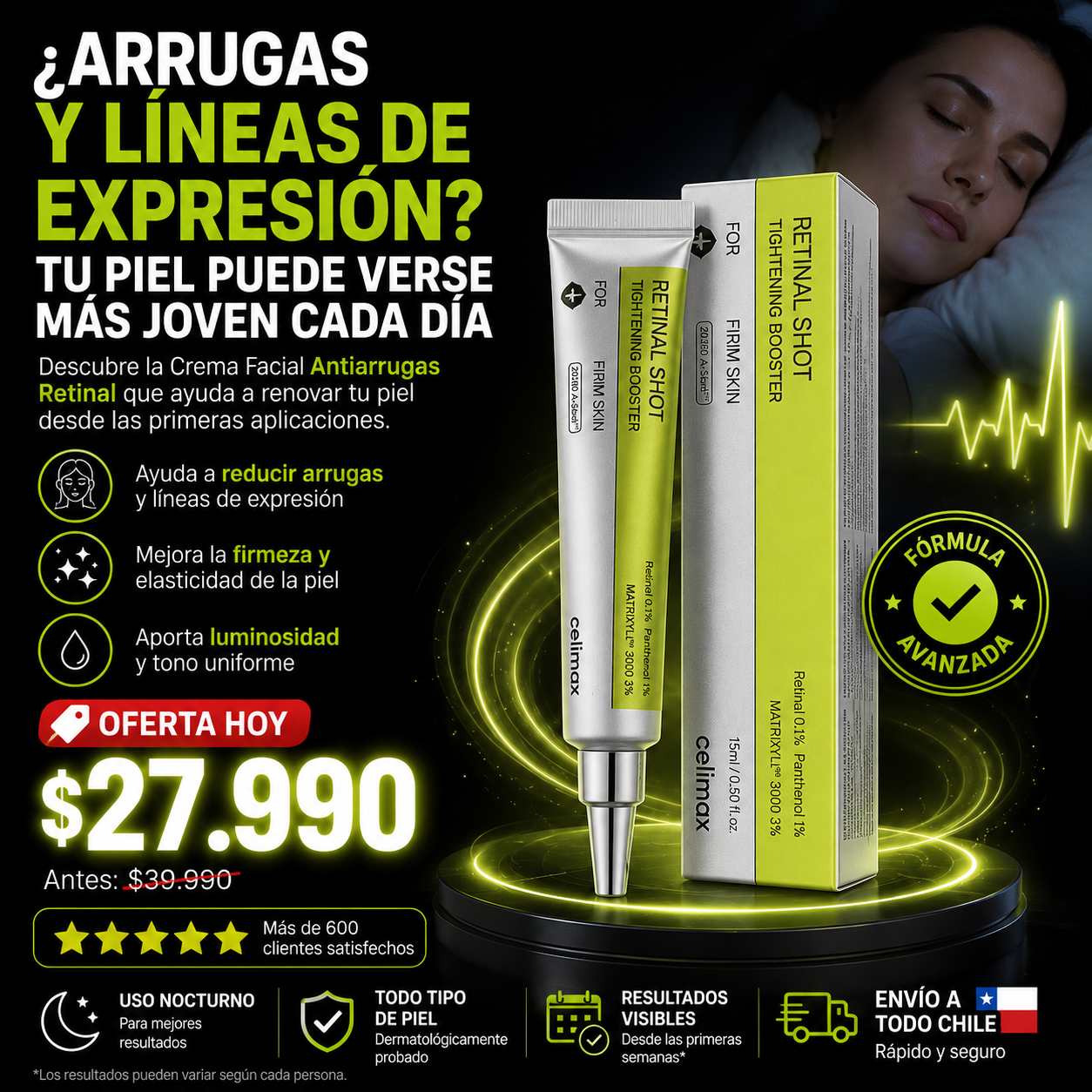 Celimax® - Crema Facial Antiarrugas Retinal
