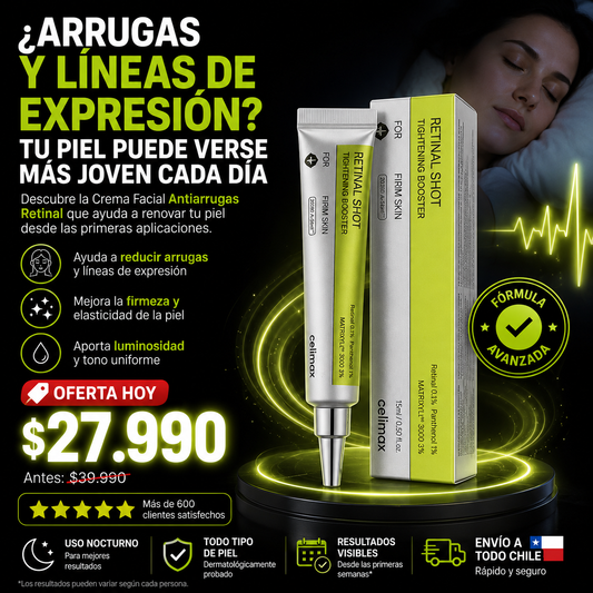 Celimax® - Crema Facial Antiarrugas Retinal